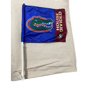 Florida Gators Car Truck Window Flag -FSU Seminoles House Divided